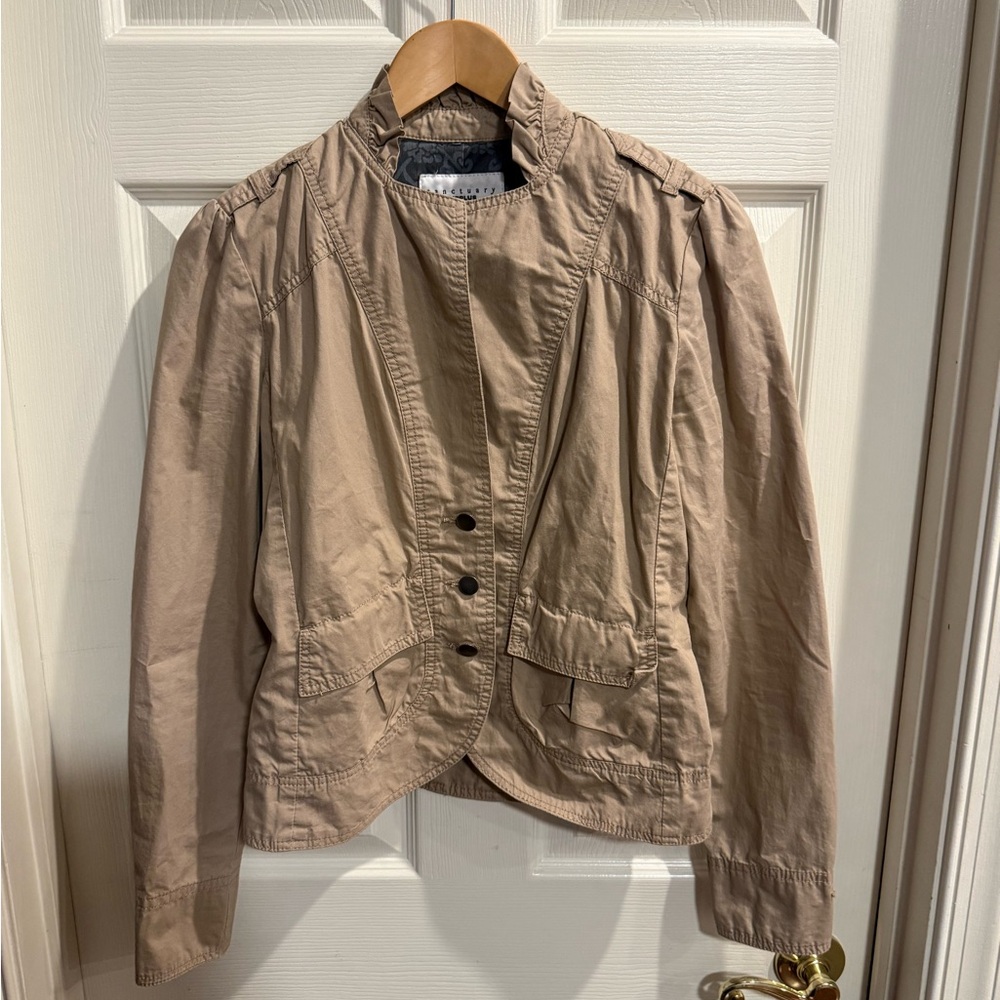 Sanctuary Women's Utility Jacket in Tan